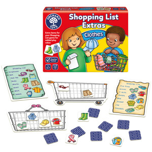 Orchard Toys Shopping List Game Extras Clothing Booster Pack